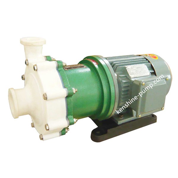 Fluoroplastic magnetic pump
