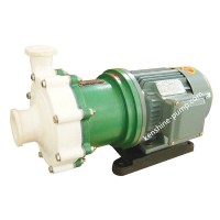 Fluoroplastic magnetic pump