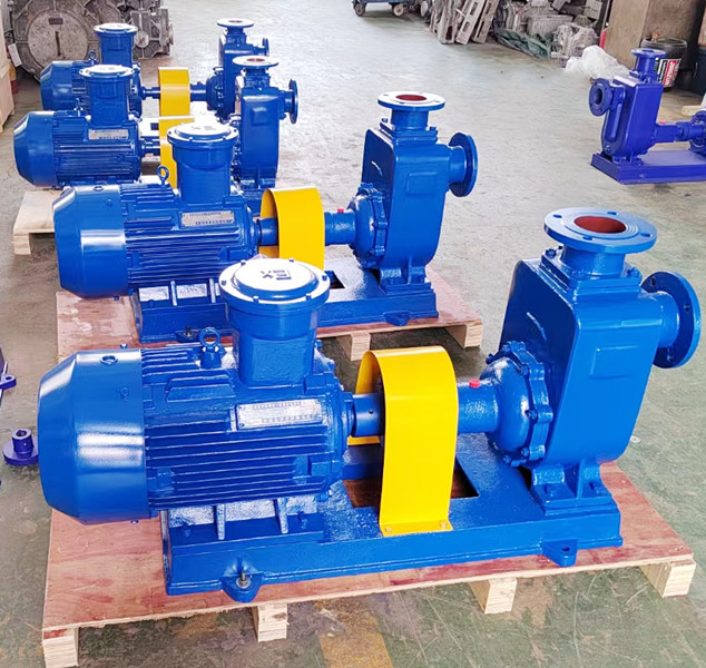 Electric self priming oil pump
